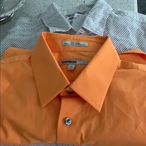 2 men’s Express Shirts med